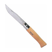 Opinel 002441 Virobloc Coltello Pieghevole Lama Seghettata Inox 12 cm Manico Legno Faggio