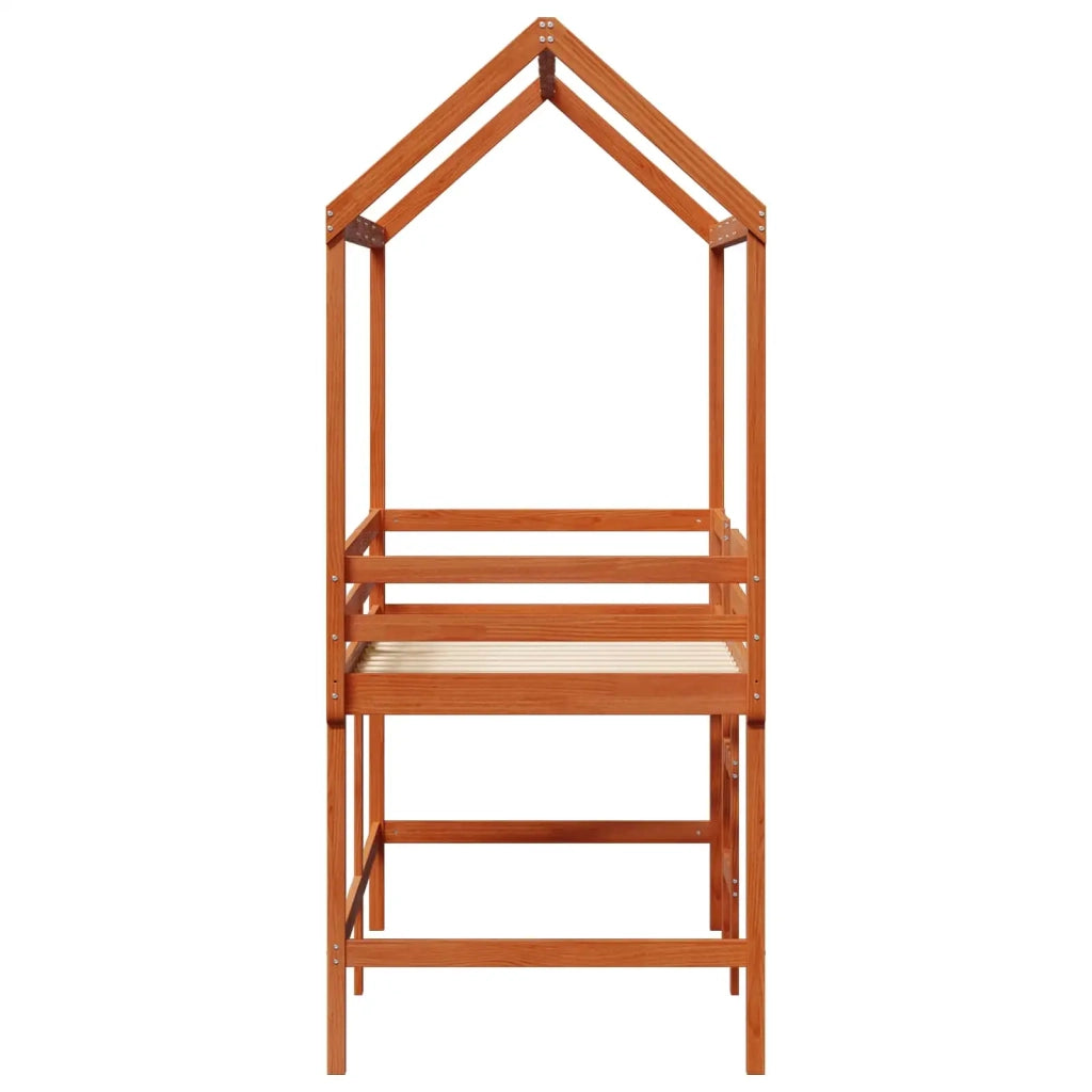 Struttura per letto soppalco Marrone Cera 90 x 190 cm 3422774