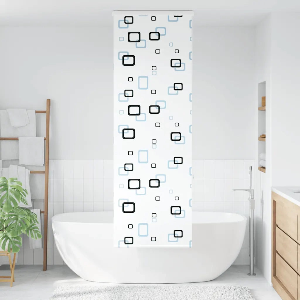 Tenda a rullo | Tenda avvolgibile Doccia con Cassonetto 70x240 cm Larghezza Tessuto