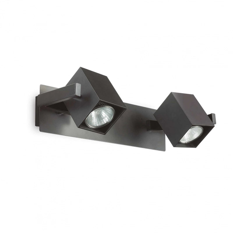 Lampada Da Parete Mouse Ap2 Nero Ideal-Lux
