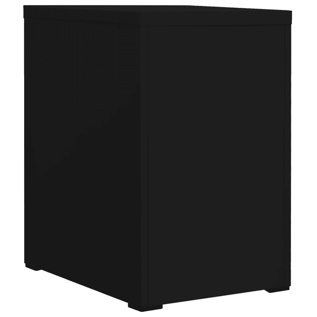 Schedario Nero 46x62x72,5 cm in Acciaio 336272