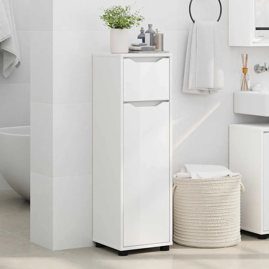 Mobile da Bagno | Armadio da bagno Bianco 30,5 x 30 x 101 cm Legno multistrato