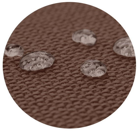 AIO FACTORY 100x60x50 cm Cuscino da giardino impermeabile Panca altalena marrone Set