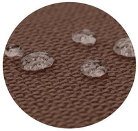 AIO FACTORY 100x60x50 cm Cuscino da giardino impermeabile Panca altalena marrone Set