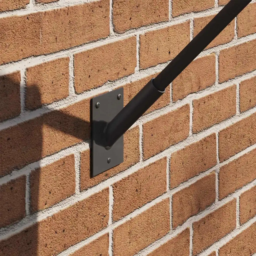 Supporto per Bandiera Nero 10,5 x 7,5 x 0,25 cm Acciaio 4106544