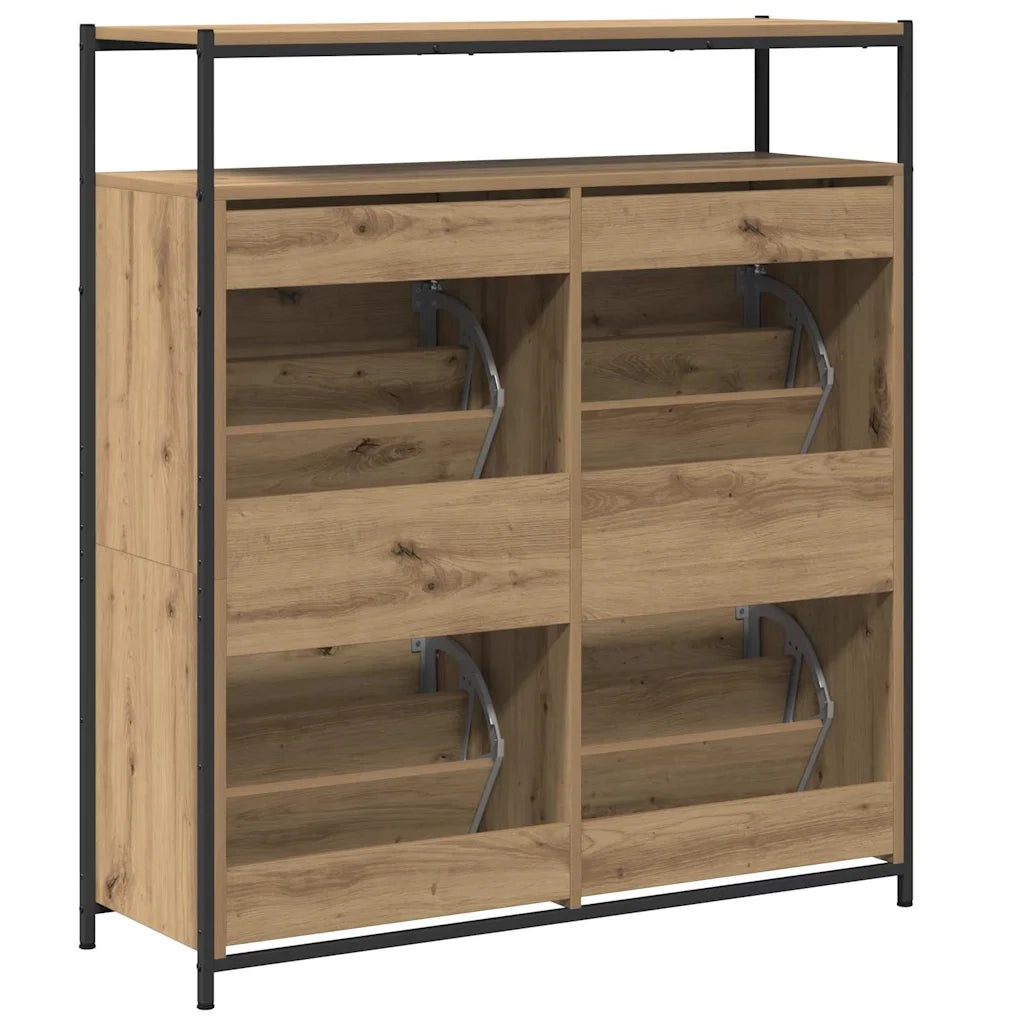 Mobile per scarpe Rovere artigianale 100 x 34 x 112 cm 3365548