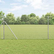Recinzione in Rete Saldato con 13 Post 1x100 m Acciaio Zincato