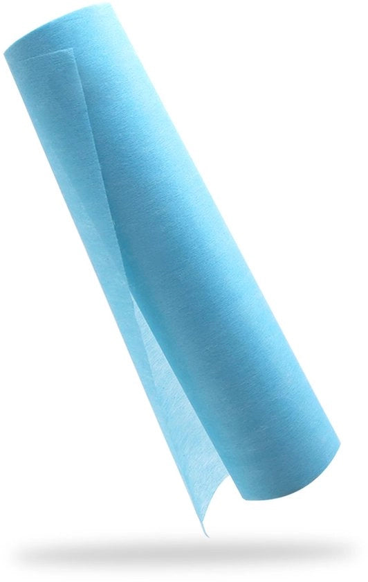 Tavolo decorativo non tessuto, 30 cm x 25 m, decorazione per tavolo, tovaglia decorativa per battesimo, comunione, compleanni, matrimoni e feste (azzurro cielo)