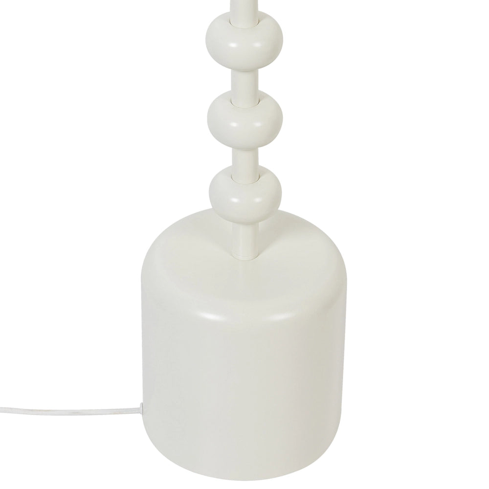 Lampada da terra moderna con paralume in lino e base in metallo con dettagli in bianco ufficio soggiorno camera da letto