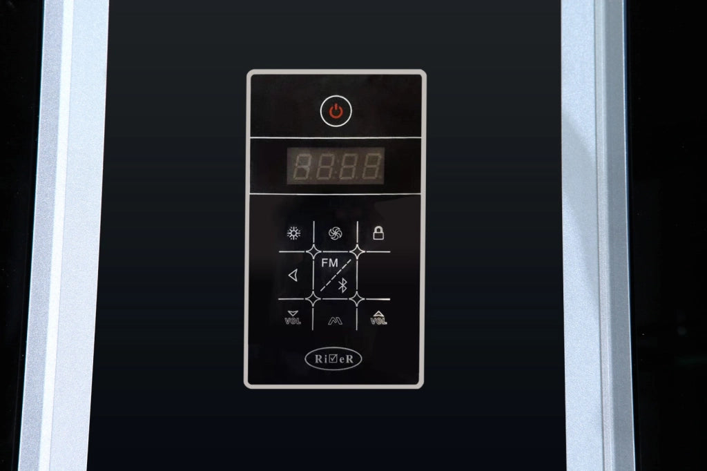 Cabina idromassaggio touch, ozonoterapia, cromoterapia, full optional 150x150 cm Sicorage Theraf