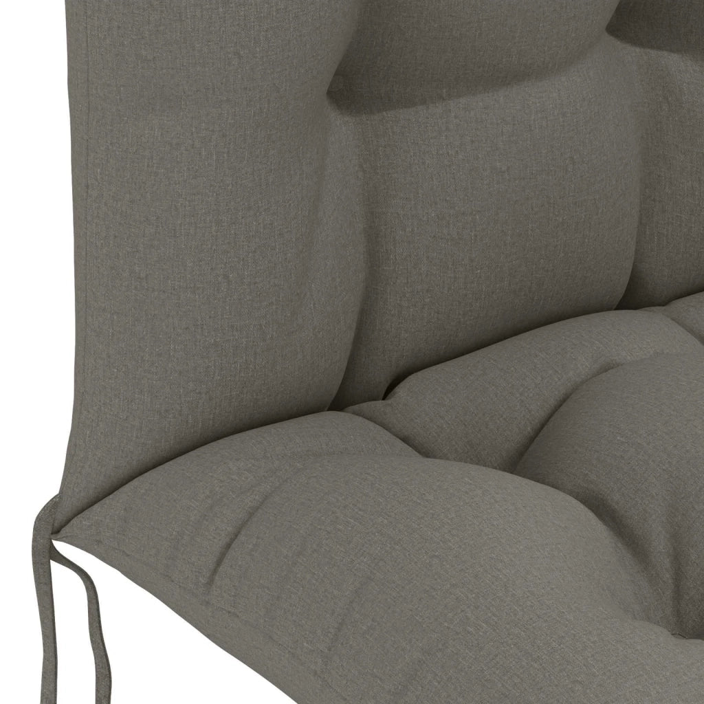 Cuscino per Lounger Sole PUTTEN 100% Poliestere Grigio 948220