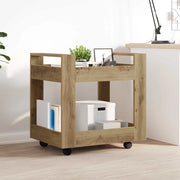 Carrello da Scrivania Rovere artigianale 60 x 45 x 60 cm 881004