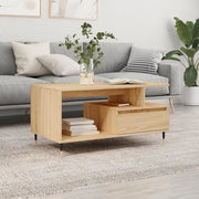 Tavolino da Salotto-Tavolino da soggiorno-Tavolo Rovere Sonoma 90x49x45 cm Legno Multistrato 612857