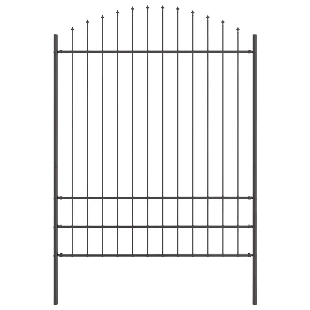 Recinzione per Giardino 7 pcs Grigio 170 x 225 cm 3360129