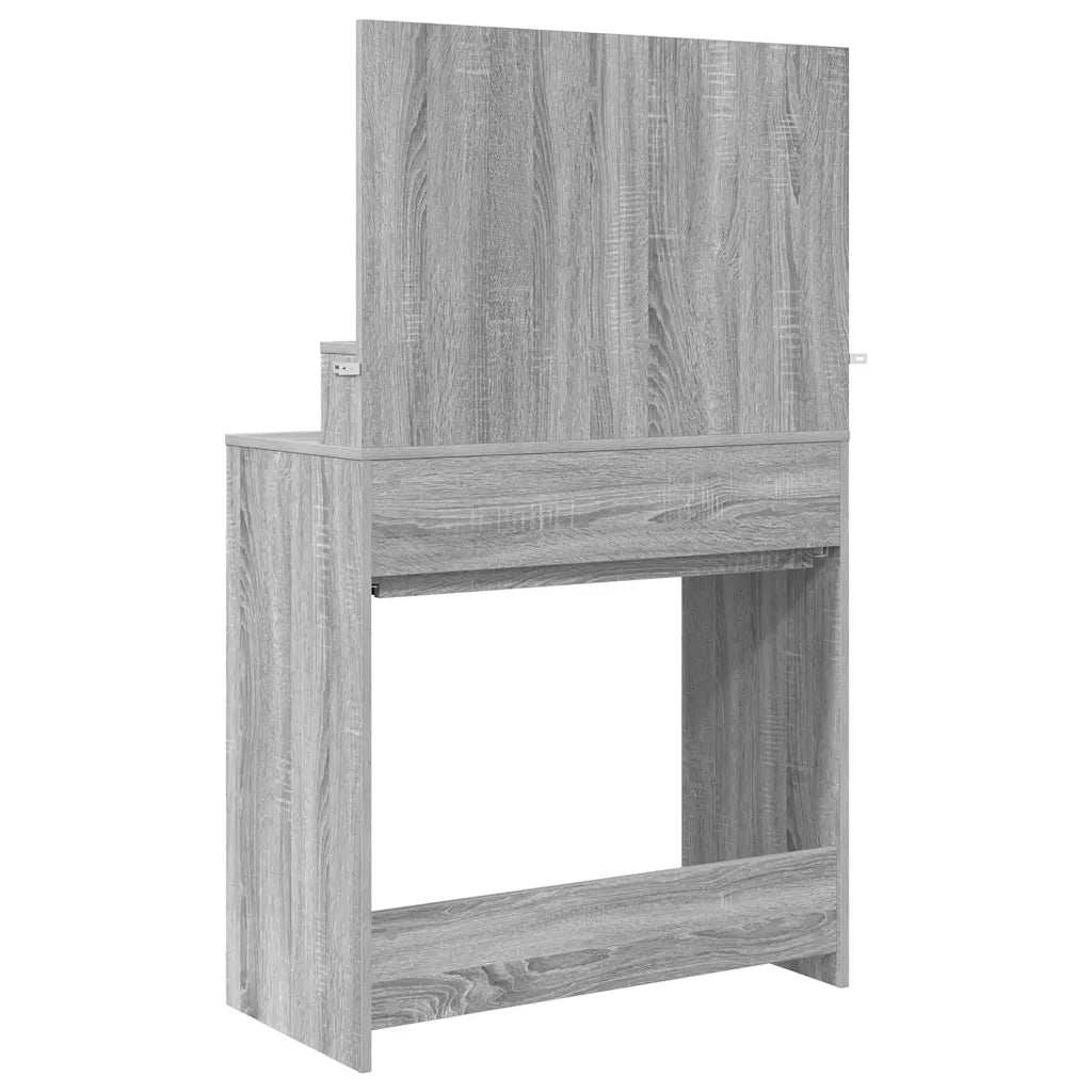 Tavoli da Trucco per Camera da Letto con cassetto Grigio Sonoma 888983