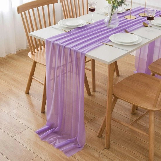 Tavolo da lavoro chiffon blu 300cm x 70cm tavolo da lavoro impermeabile lavabile