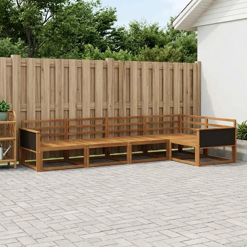 Set di divani da esterno 5 pcs Naturale 3382552