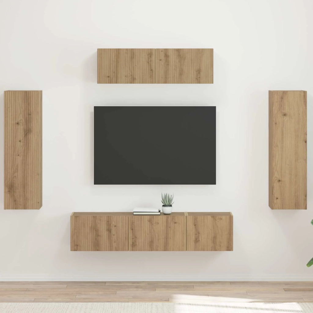 Mobile TV 5 pcs Rovere artigianale 3409176