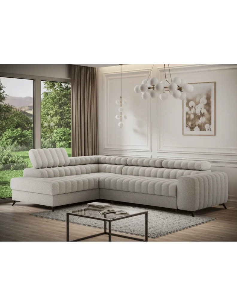 Divano ad angolo collezione KANEDOJO color beige