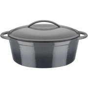 Casseruola in ghisa massiccia - GSW - GREY SHADOW - 33 x 25 cm - Ovale - Induzione - Grigio