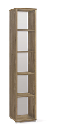 Libreria Modulare 5 Ripiani 39x199x41 cm Noce Stelvio