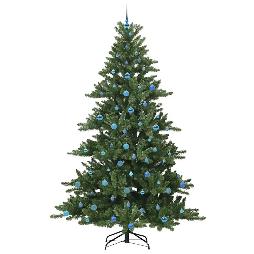 Albero di Natale Artificiale con Rami Pieghevoli Verde 240 cm 3397699
