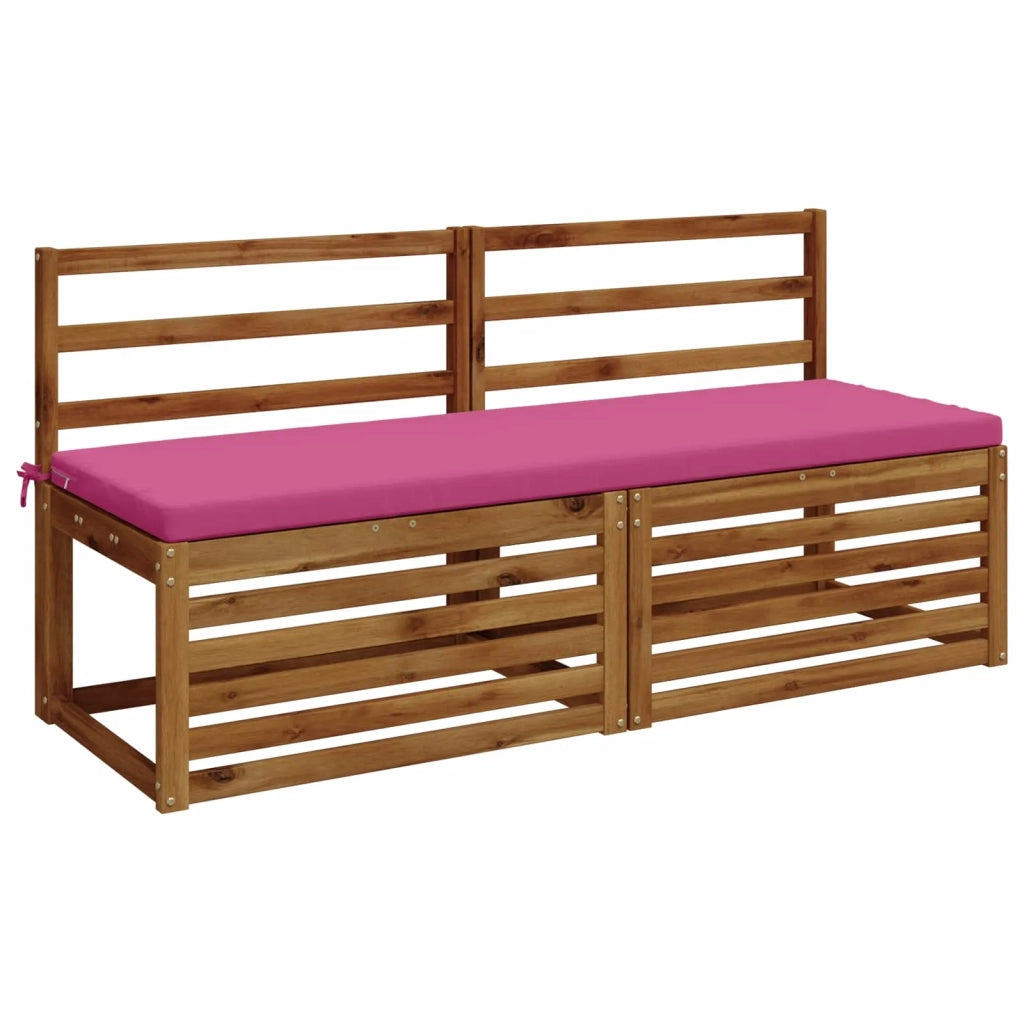 Cuscini per Panchina a 2 Pezzi SOEST 2 pz 100% Poliestere Rosa 949419