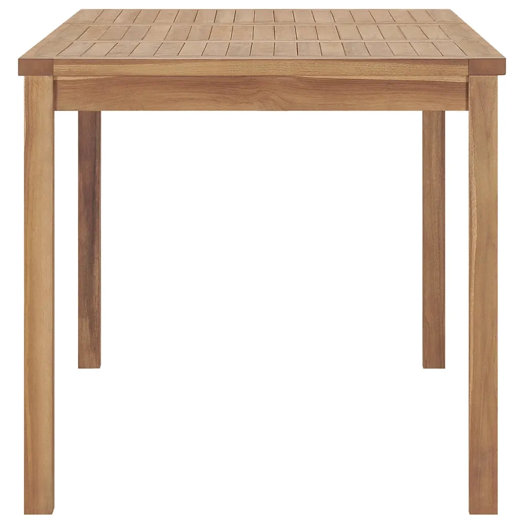 Tavolo da Pranzo da Giardino 140x80x77 cm in Massello di Teak 315619