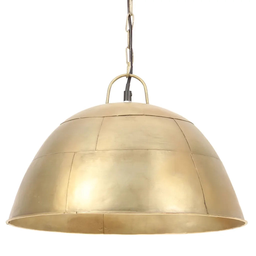 Lampada Industriale Vintage 25 W Ottone Rotonda 41 cm E27 320542