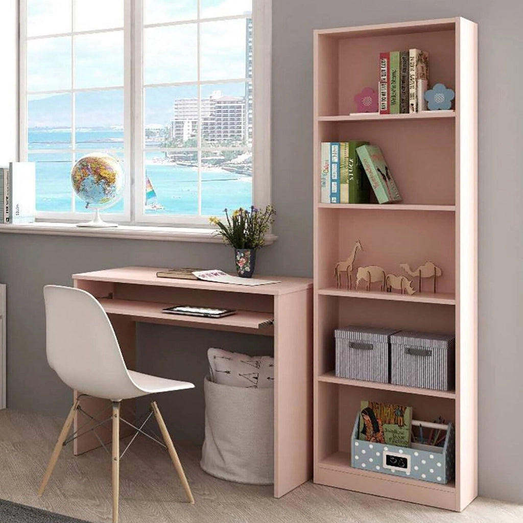 Gaggi, Composizione Camera da Letto Reversibile, 90x54x79h cm Rosa