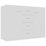 Credenza | Madia | Buffet da pranzo | Armadio da pranzo Bianca 88x30x65 cm in Legno Multistrato