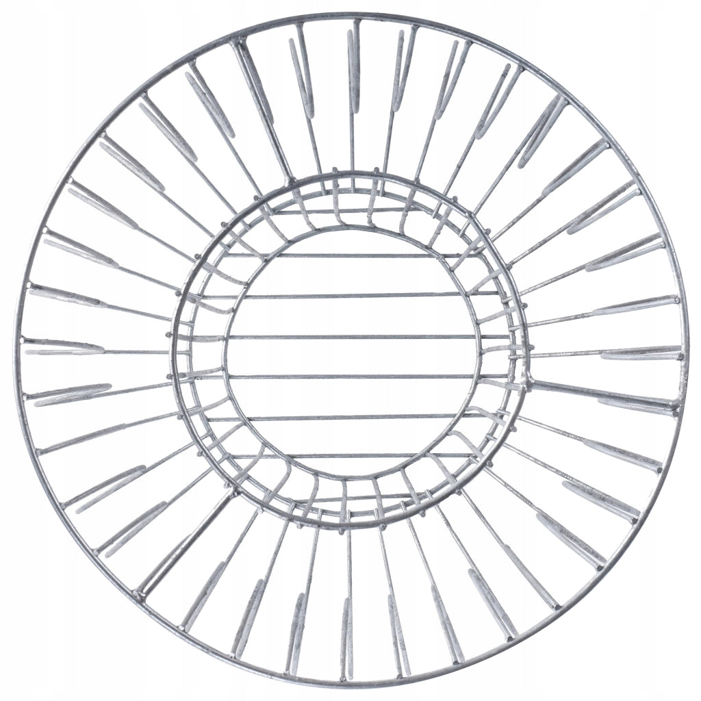 Vaso per gabbione KADAX, copertura per gabbione, cestello in acciaio, filo per gabbione zincato da 47 cm