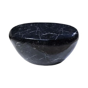 Tavolino GALEA nero effetto marmo - Alluminio design contemporaneo
