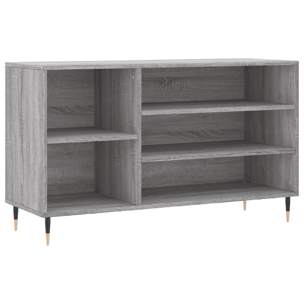 Scarpiera mobile contenitore per scarpe mobile per ingresso/corridoio/soggiorno design Sonoma 102 x 36 x 60 cm legno ingegnerizzato grigio 02_0022053