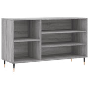 Scarpiera mobile contenitore per scarpe mobile per ingresso/corridoio/soggiorno design Sonoma 102 x 36 x 60 cm legno ingegnerizzato grigio 02_0022053