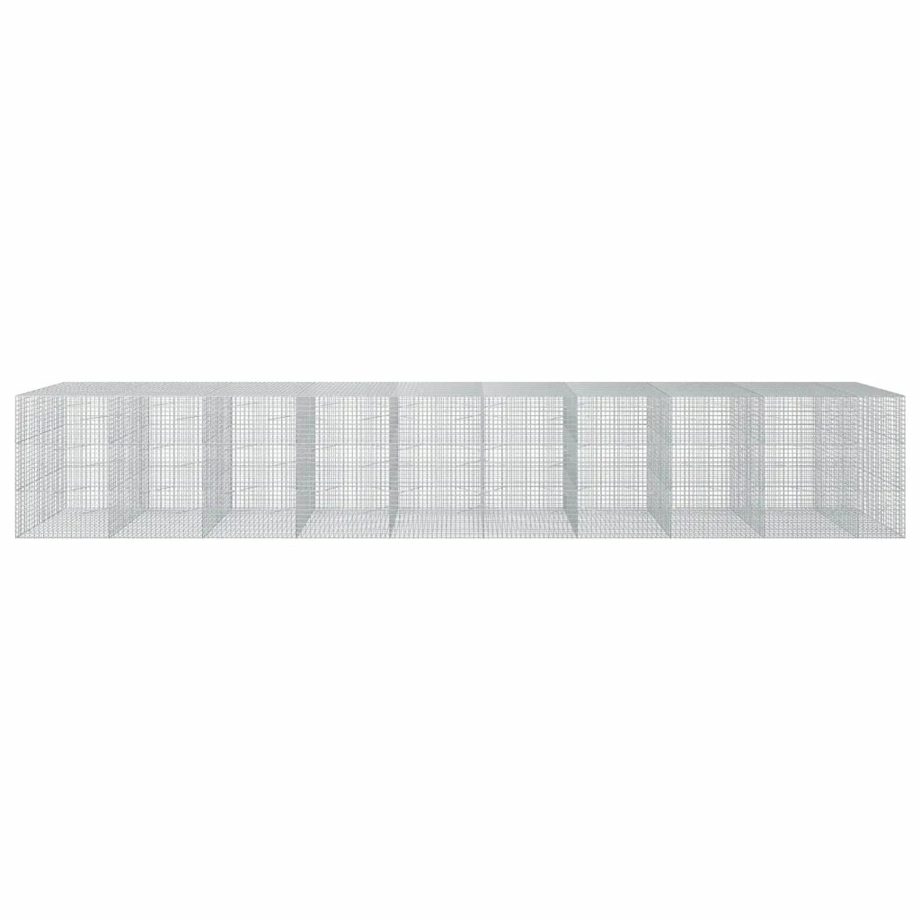 Gabione con filo da 5 mm e rete da 5x5 cm 950x100x150 cm 3464389