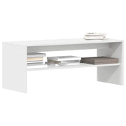 Mobile Porta TV Bianco 100x40x40 cm in Legno Multistrato 859118
