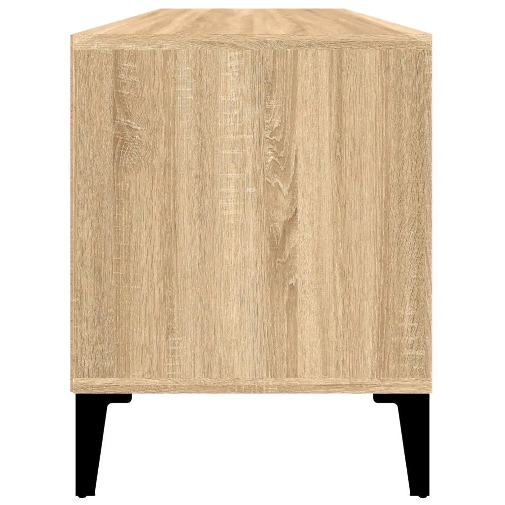 vidaXL Mobile TV Rovere Sonoma 100x34,5x44,5 cm in Legno Multistrato