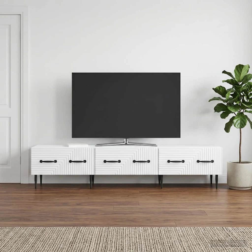 Mobile TV Bianco 147 x 34,5 x 30 cm Legno ingegnerizzato 894935