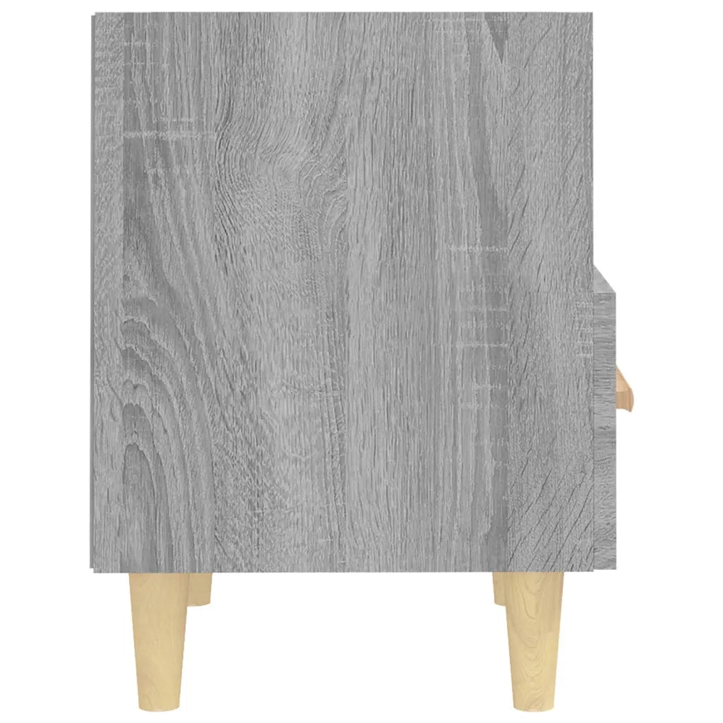 Comodino | Armadio da Notte | Mobiletto da notte Grigio Sonoma 40x35x47 cm
