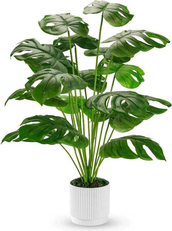 Pianta finta unica, grande, 71,1 cm, per interni, per bagno, per camera estetica, per salotto, decorazione per stanza