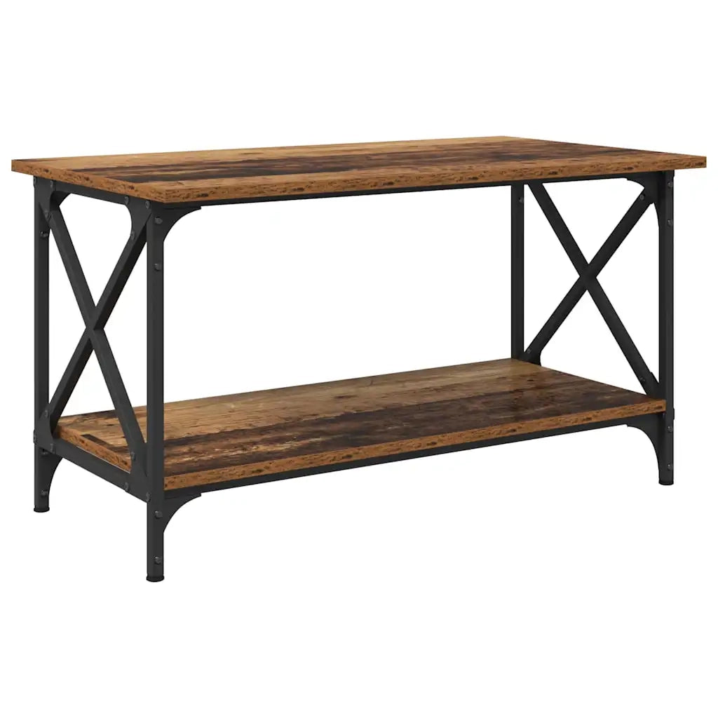 vidaXL Tavolino da salotto Legno vecchio 80 x 45 x 45.5 cm