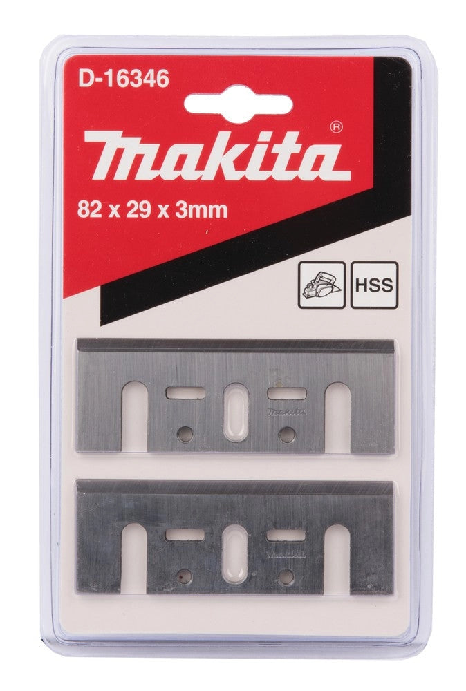 COLTELLI MAKITA HSS LUNGHI 82mm , 2 PEZZI - D-16346