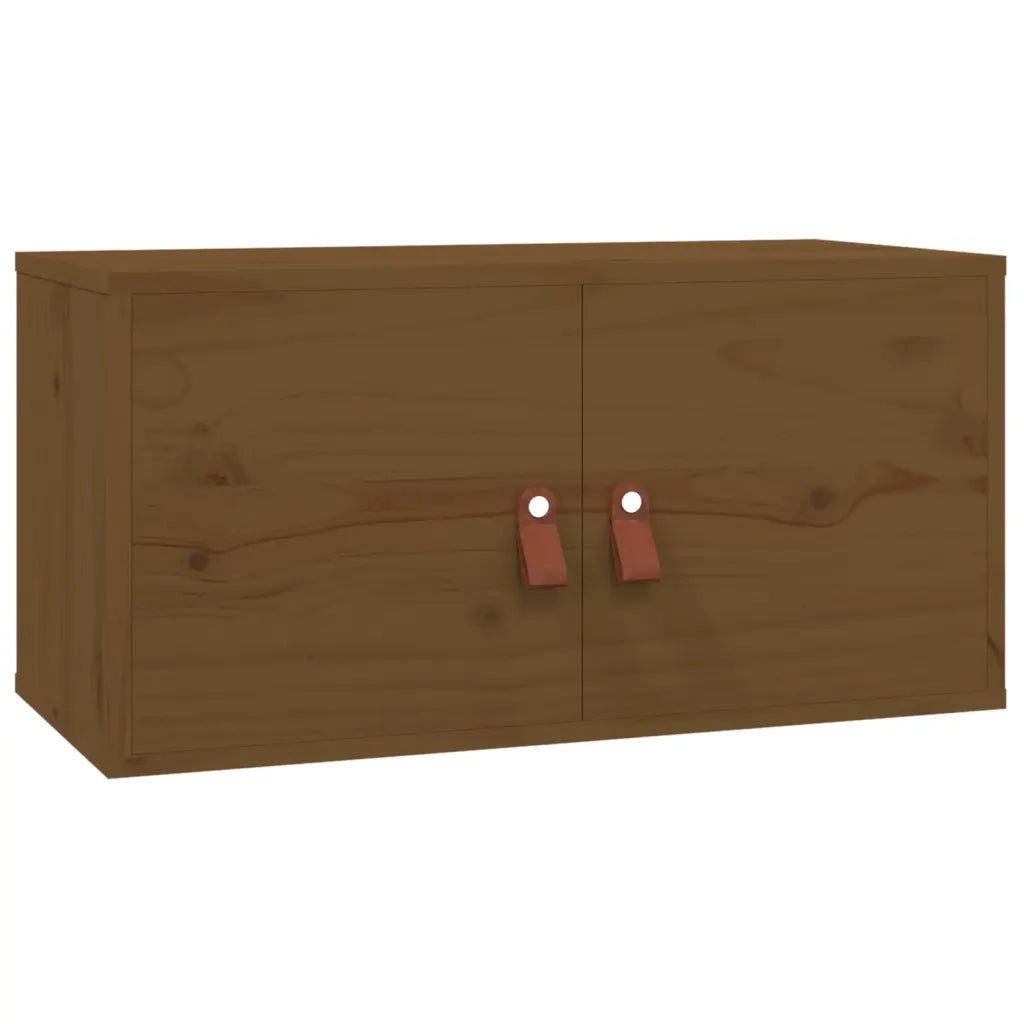 Pensile Marrone Miele 60x30x30 cm in Legno Massello di Pino