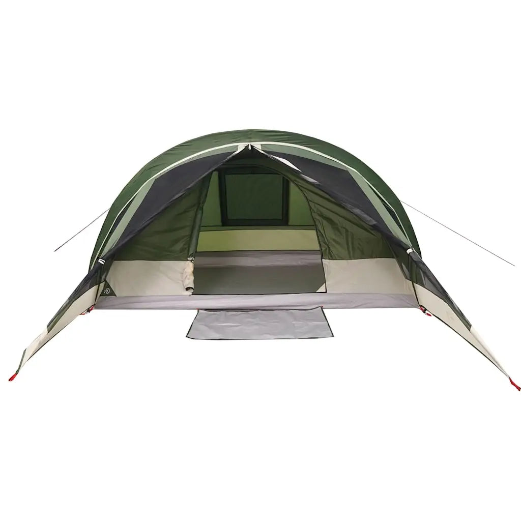 Tenda da Campeggio a Cabina per 4 Persone-Tenda per Escursionismo Verde Impermeabile 491333