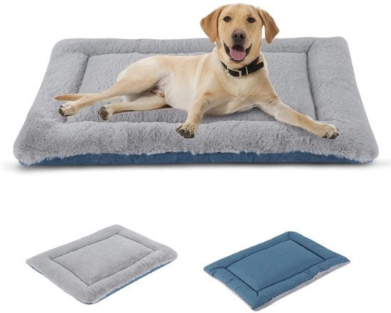 Matrice per cani ricaricabile - Sovraccoperta morbida e multifunzionale - 1 pezzo - Flanella e tela canapa