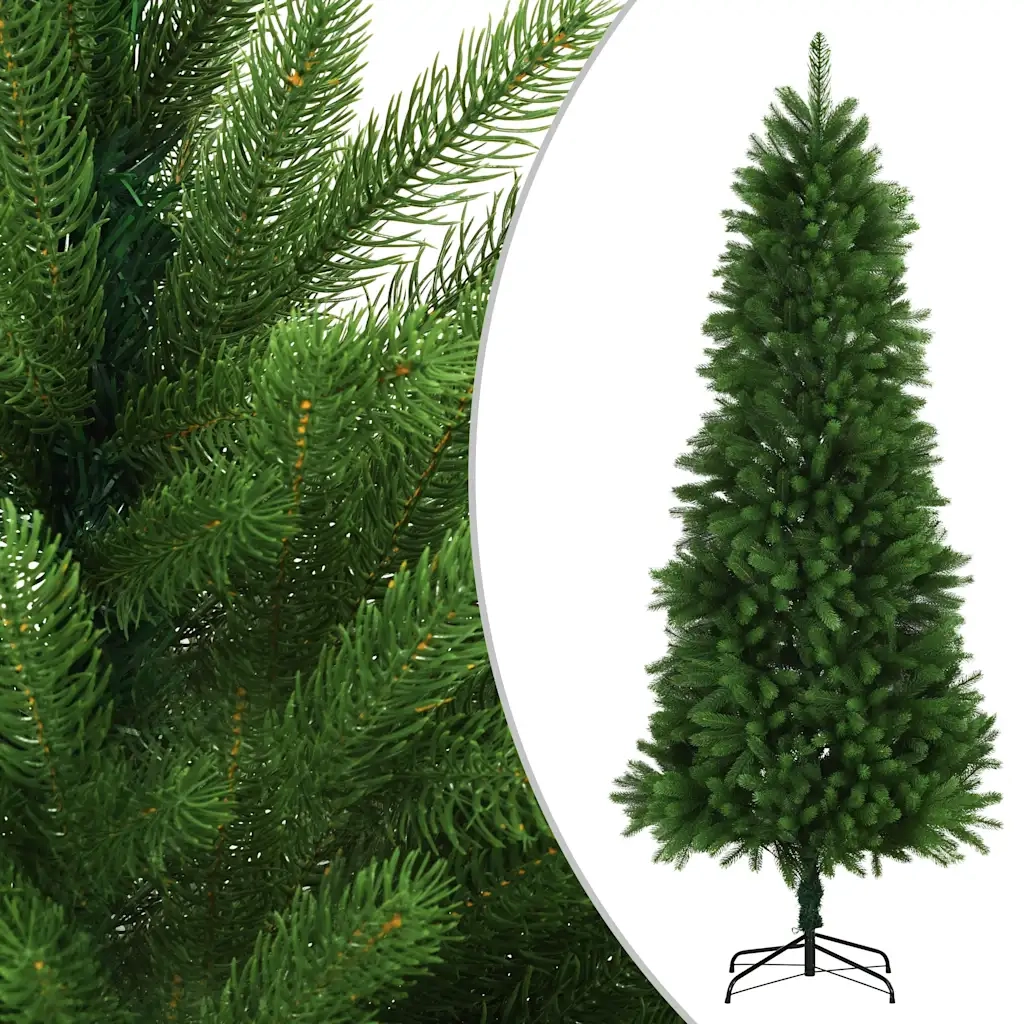 Albero di Natale Artificiale Realistico con Punte 240 cm Verde 284329