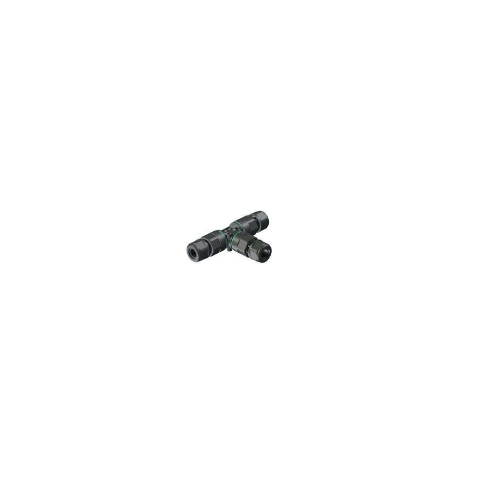 Connettore stagno IP68 per illuminazione esterna - Forma a T - Alta sicurezza 16A 240V Beneito & Faure - Spina, attacco