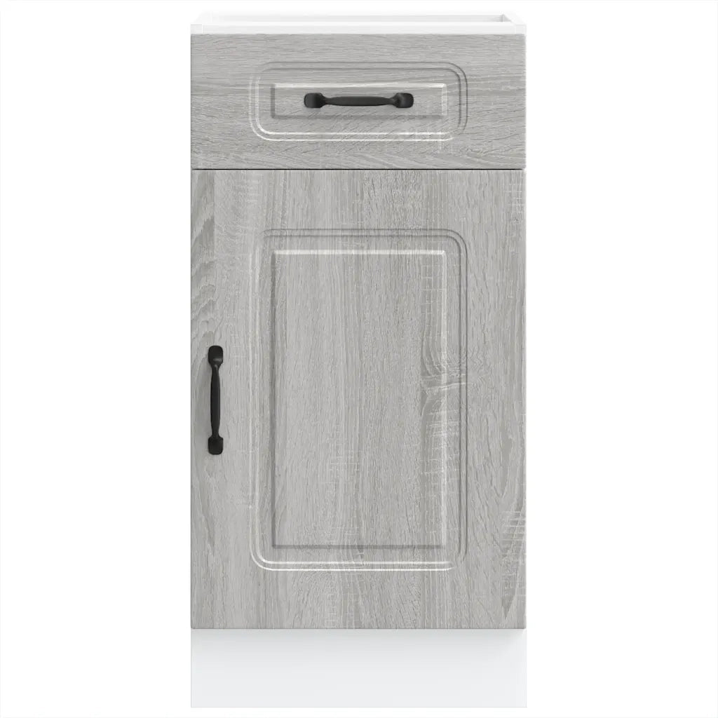 Base da Cucina Kalmar Grigio Sonoma in Legno Multistrato