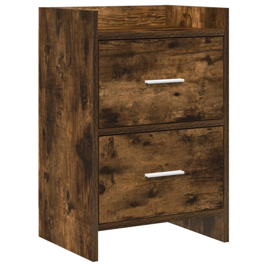 Comodini Rovere Fumo 40 x 30 x 60 cm Legno ingegnerizzato 8010971